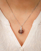 Cara Keepsakes Murano Glass Pendant Urns Murano Glass Pendant Urn - 'Everlasting Embrace'