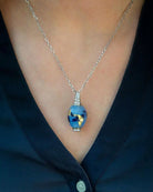 Cara Keepsakes Murano Glass Pendant Urns Murano Glass Pendant - 'Ocean Mist'
