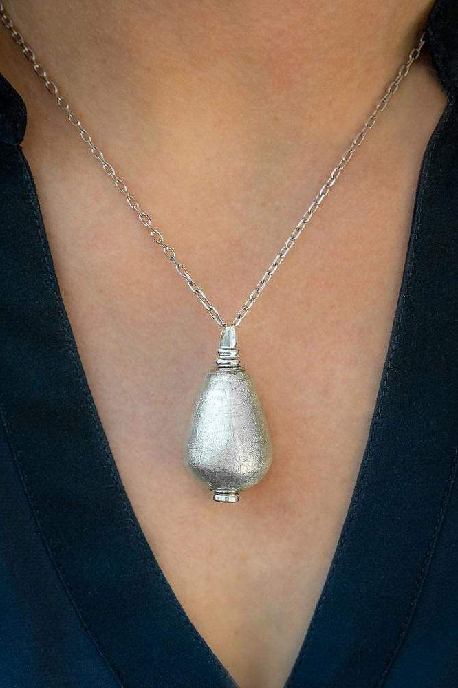 Cara Keepsakes Murano Glass Pendant Urns Murano Glass Pendant Urn - 'Whispering Softly'