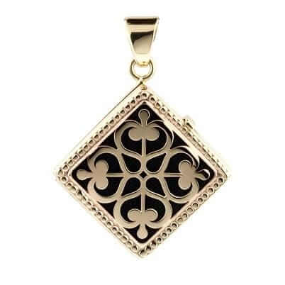 Cara Keepsakes Gold Locket Urns Gold 'Renaissance' Locket Urn (10K)