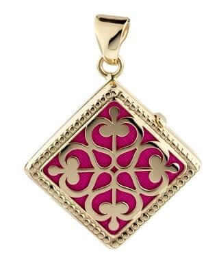 Cara Keepsakes Gold Locket Urns Gold 'Renaissance' Locket Urn (10K)