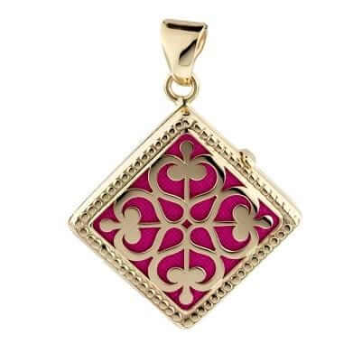 Cara Keepsakes Gold Locket Urns Gold 'Renaissance' Locket Urn (10K)