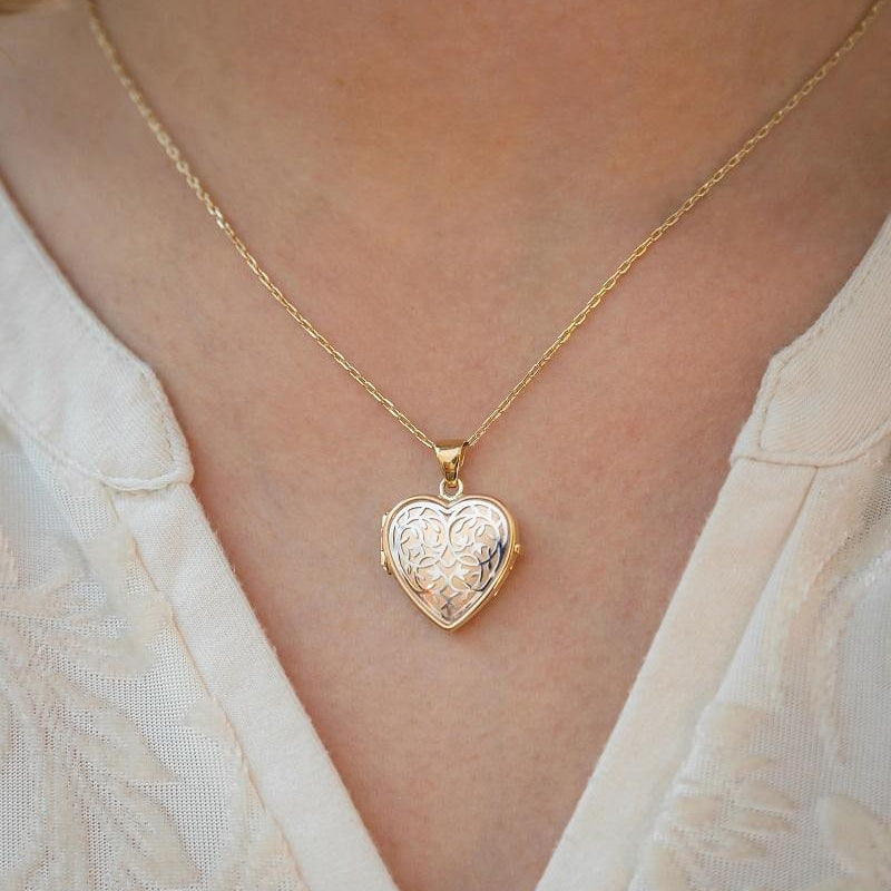 Cara Keepsakes Gold Locket Urns 'Heirloom' Locket Urn (10K)