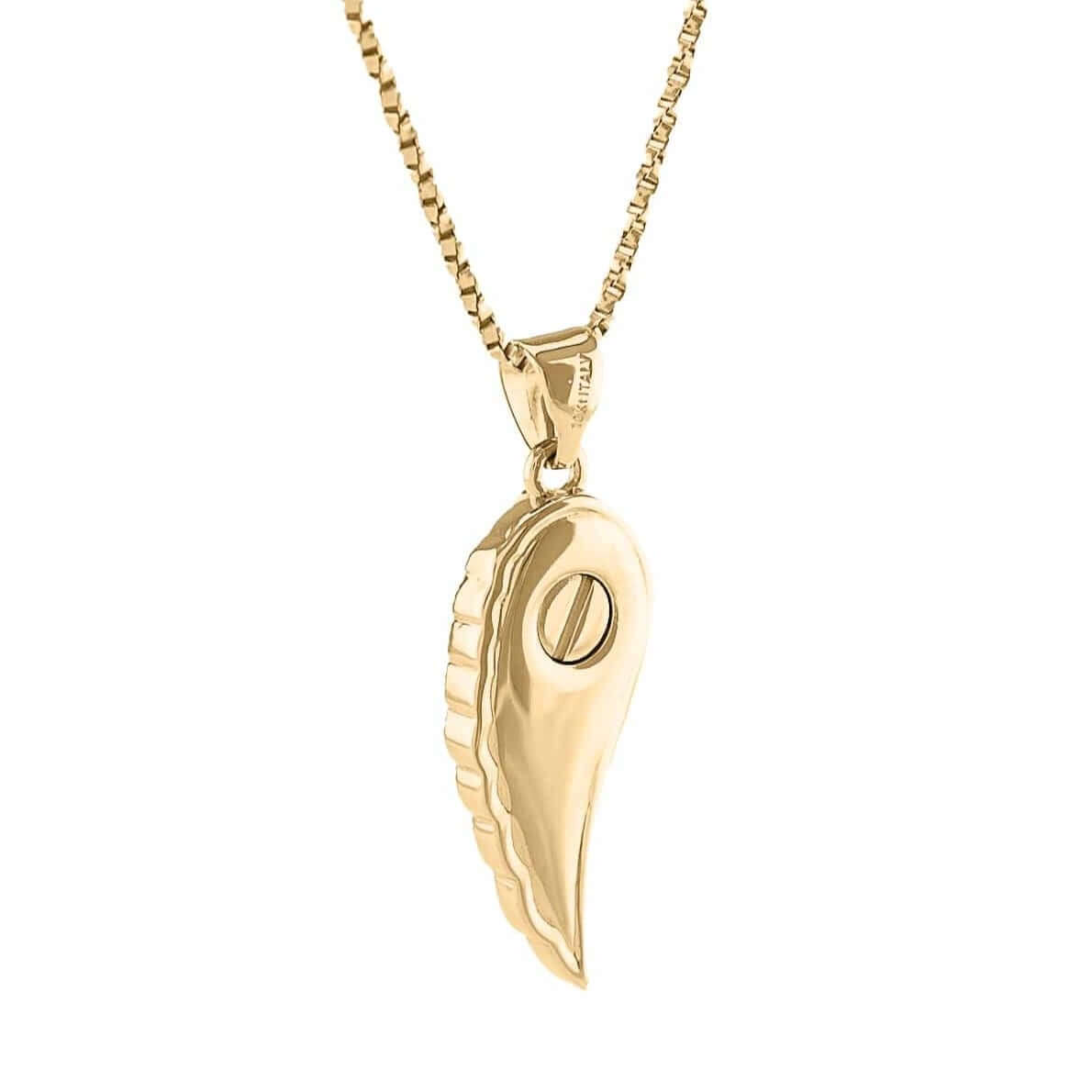 Cara Keepsakes Gold Pendant Urns Gold Guardian Angel Pendant Urn (10K)