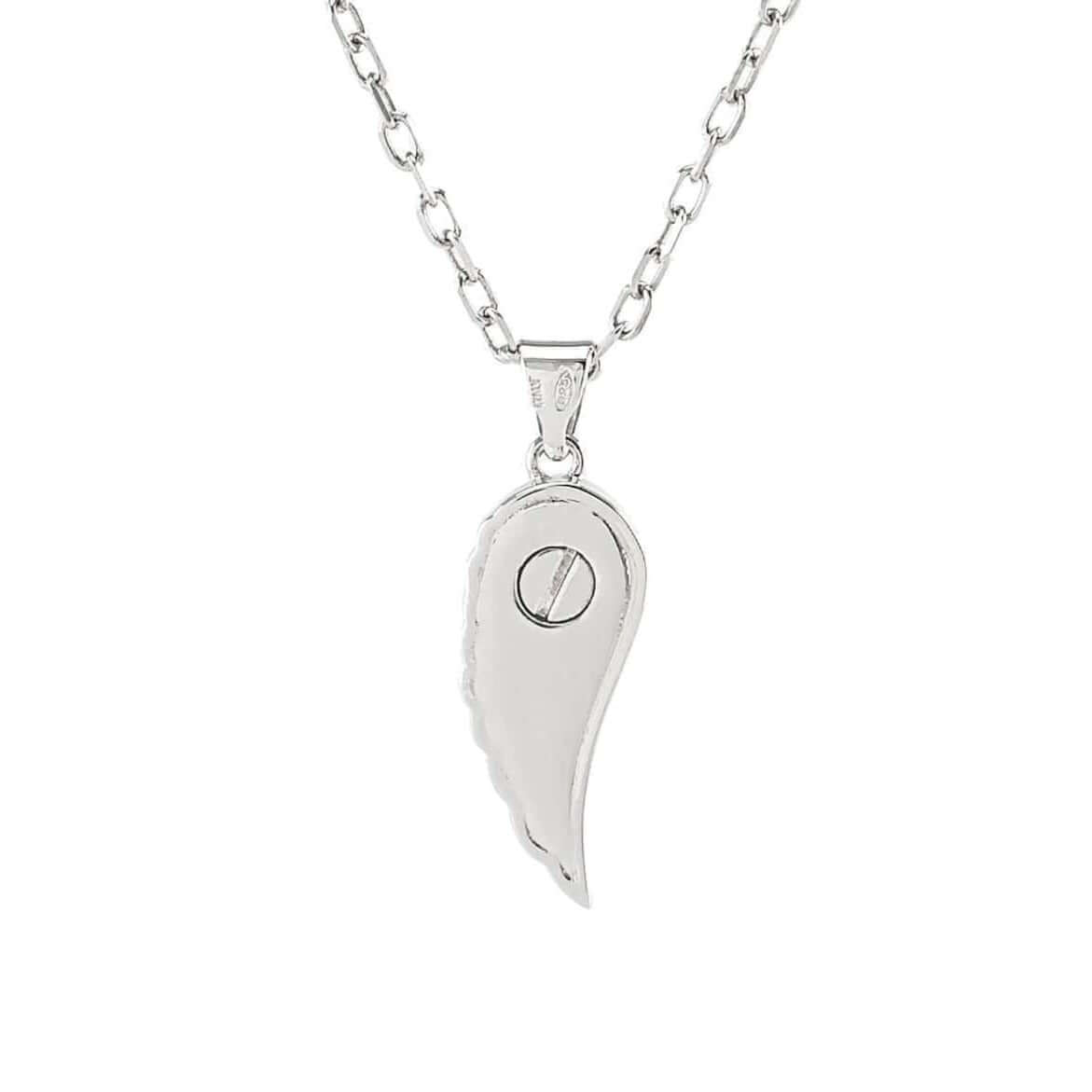 Cara Keepsakes Silver Pendant Urns Silver Guardian Angel Pendant Urn