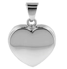 Cara Keepsakes Silver Pendant Urns Silver Heart Pendant Urn