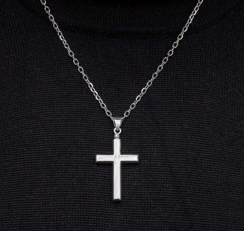 Cara Keepsakes Silver Pendant Urns Cross Pendant Urn