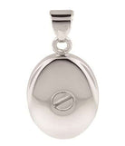 Cara Keepsakes Silver Pendant Urns 'Wildflower' Pendant Urn