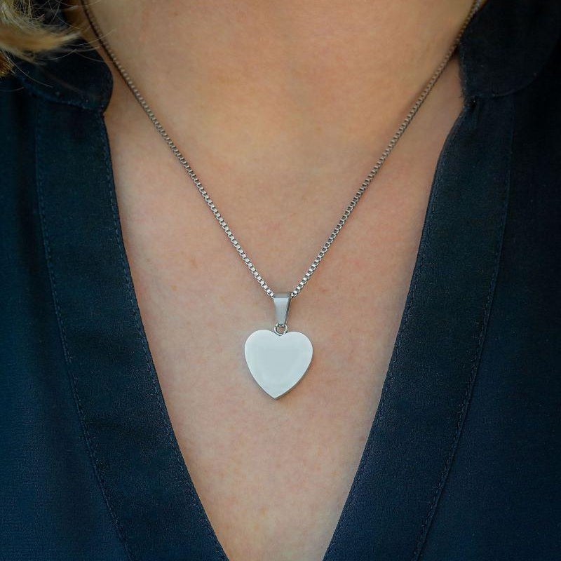 Cara Keepsakes Stainless Steel Stainless Steel Heart Pendant Urn