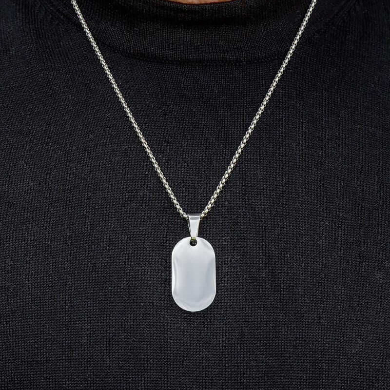 Cara Keepsakes Stainless Steel Tag Pendant Urn