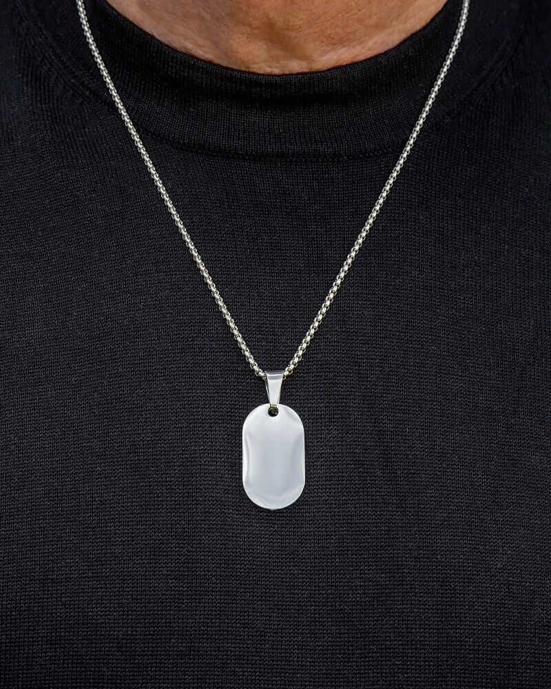 Cara Keepsakes Stainless Steel Tag Pendant Urn