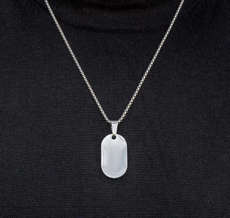 Cara Keepsakes Stainless Steel Keeping You Close To My Heart Dog Tag Urn