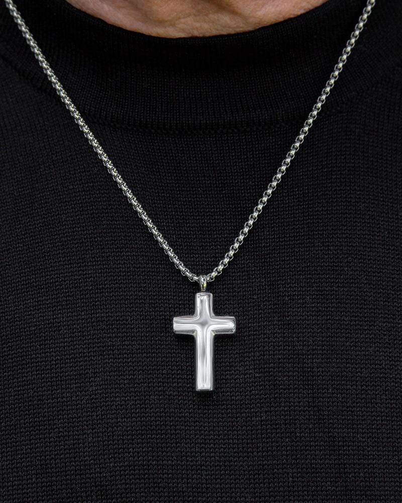 Cara Keepsakes Stainless Steel Stainless Steel Cross Pendant Urn