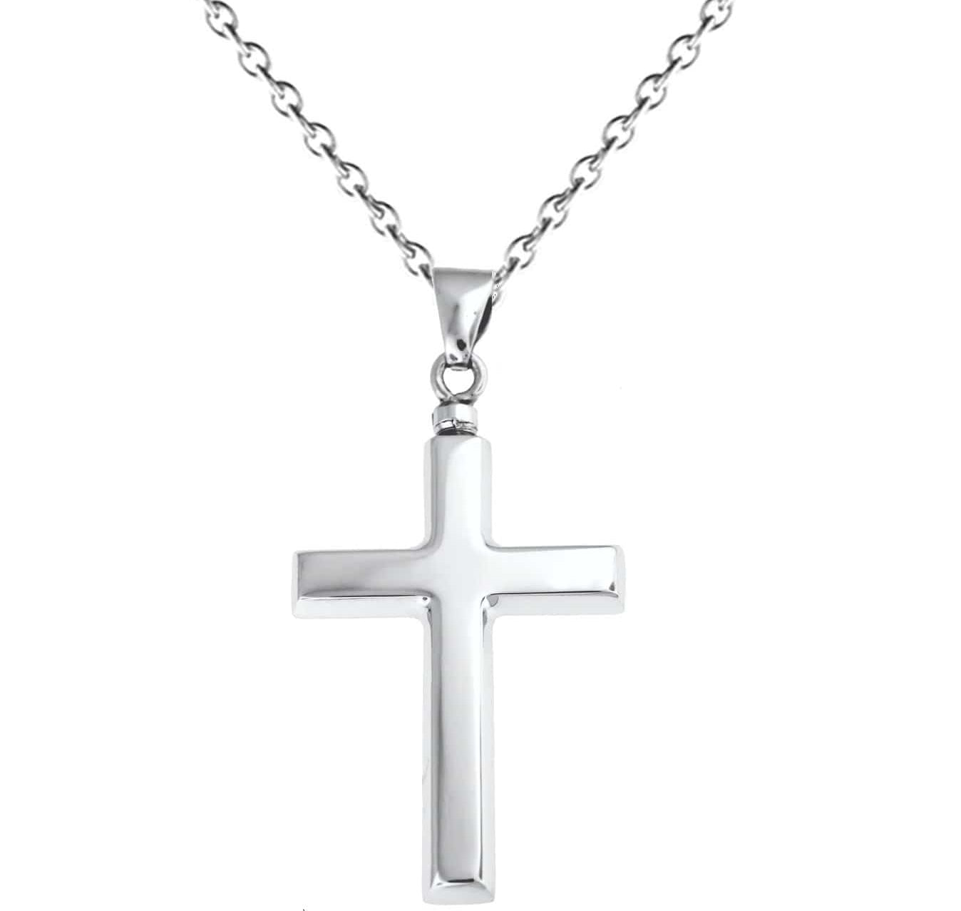 Cara Keepsakes Silver Pendant Urns Cross Pendant Urn