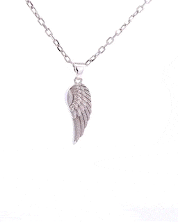 Cara Keepsakes Silver Pendant Urns Silver Guardian Angel Pendant Urn