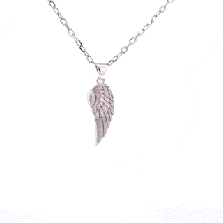 Cara Keepsakes Silver Pendant Urns Silver Guardian Angel Pendant Urn