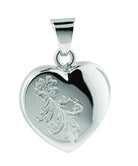 Cara Keepsakes Silver Pendant Urn close up