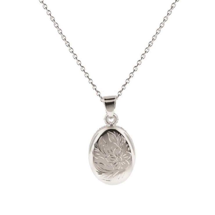 Cara Keepsakes Silver Pendant Urns 'Wildflower' Pendant Urn