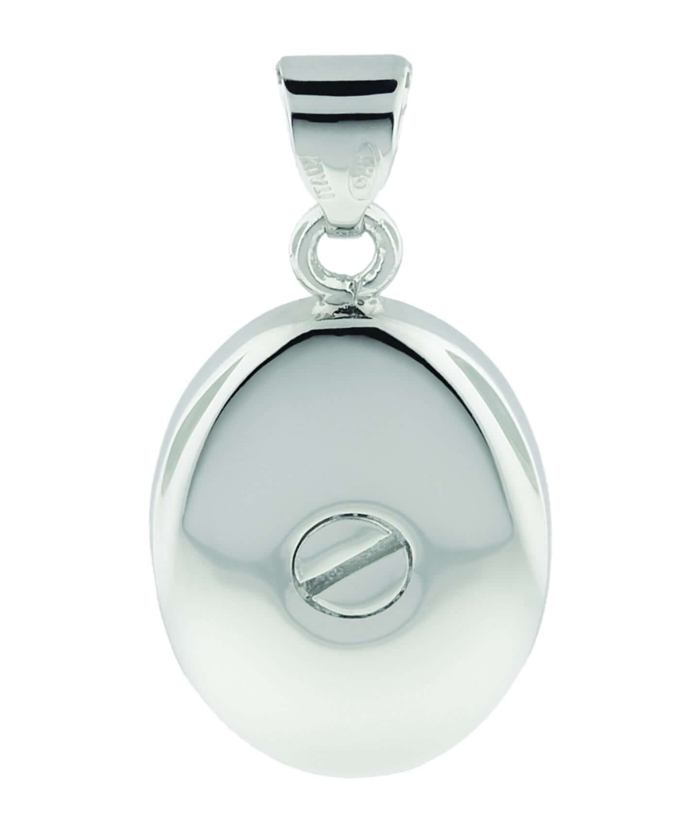 Cara Keepsakes Silver Pendant Urns 'I Used To Be His Angel' Pendant Urn