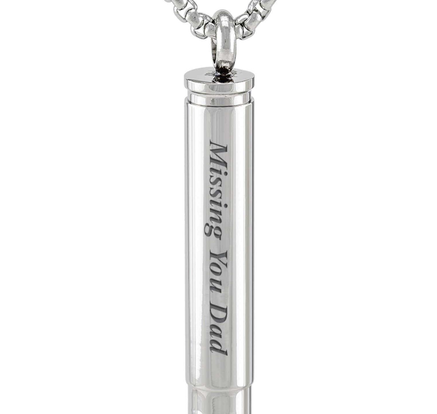 Cara Keepsakes Stainless Steel Bullet Urn