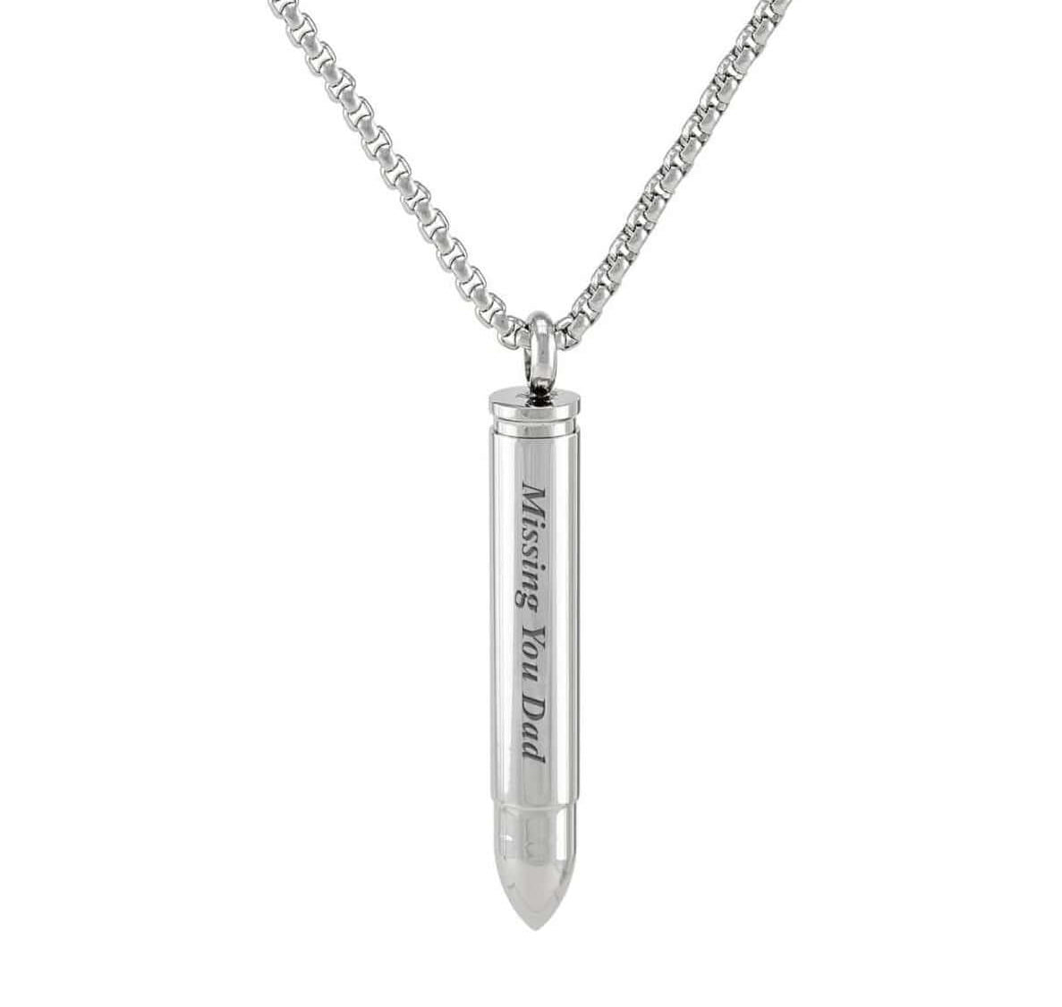 Cara Keepsakes Stainless Steel Bullet Urn