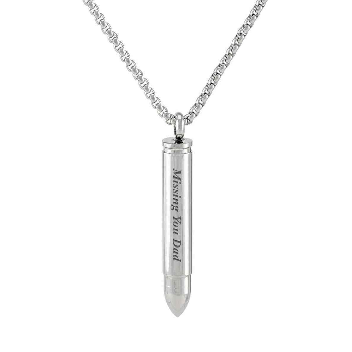 Cara Keepsakes Stainless Steel Bullet Urn