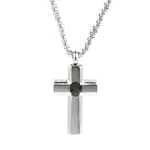 Cara Keepsakes Stainless Steel Stainless Steel Cross Pendant Urn