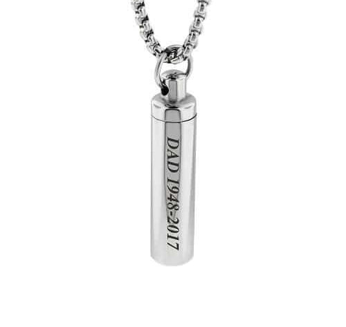 Cara Keepsakes Stainless Steel Stainless Steel Cylinder Urn