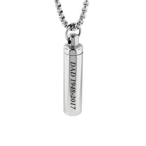 Cara Keepsakes Stainless Steel Stainless Steel Cylinder Urn