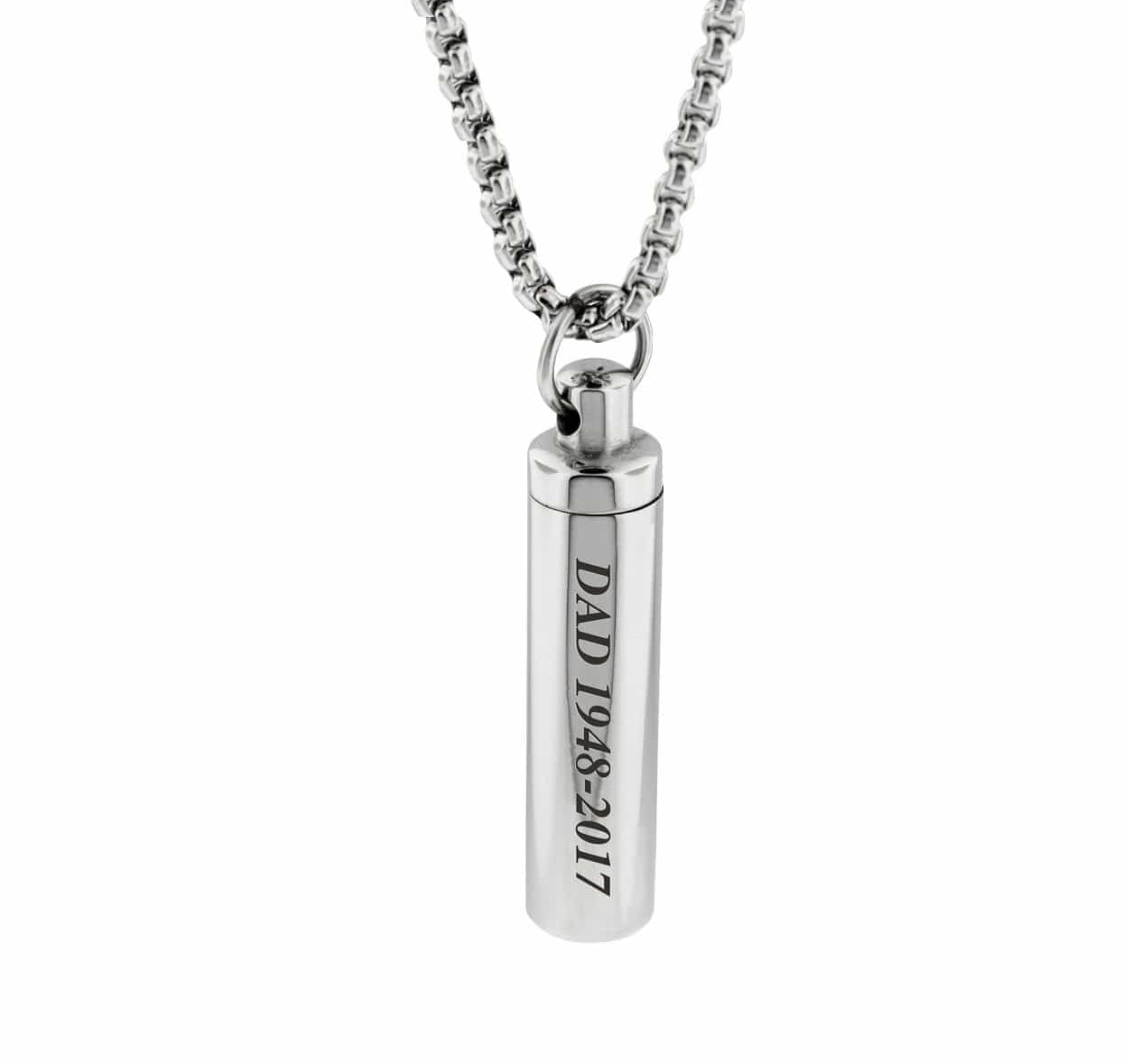 Cara Keepsakes Stainless Steel Stainless Steel Cylinder Urn