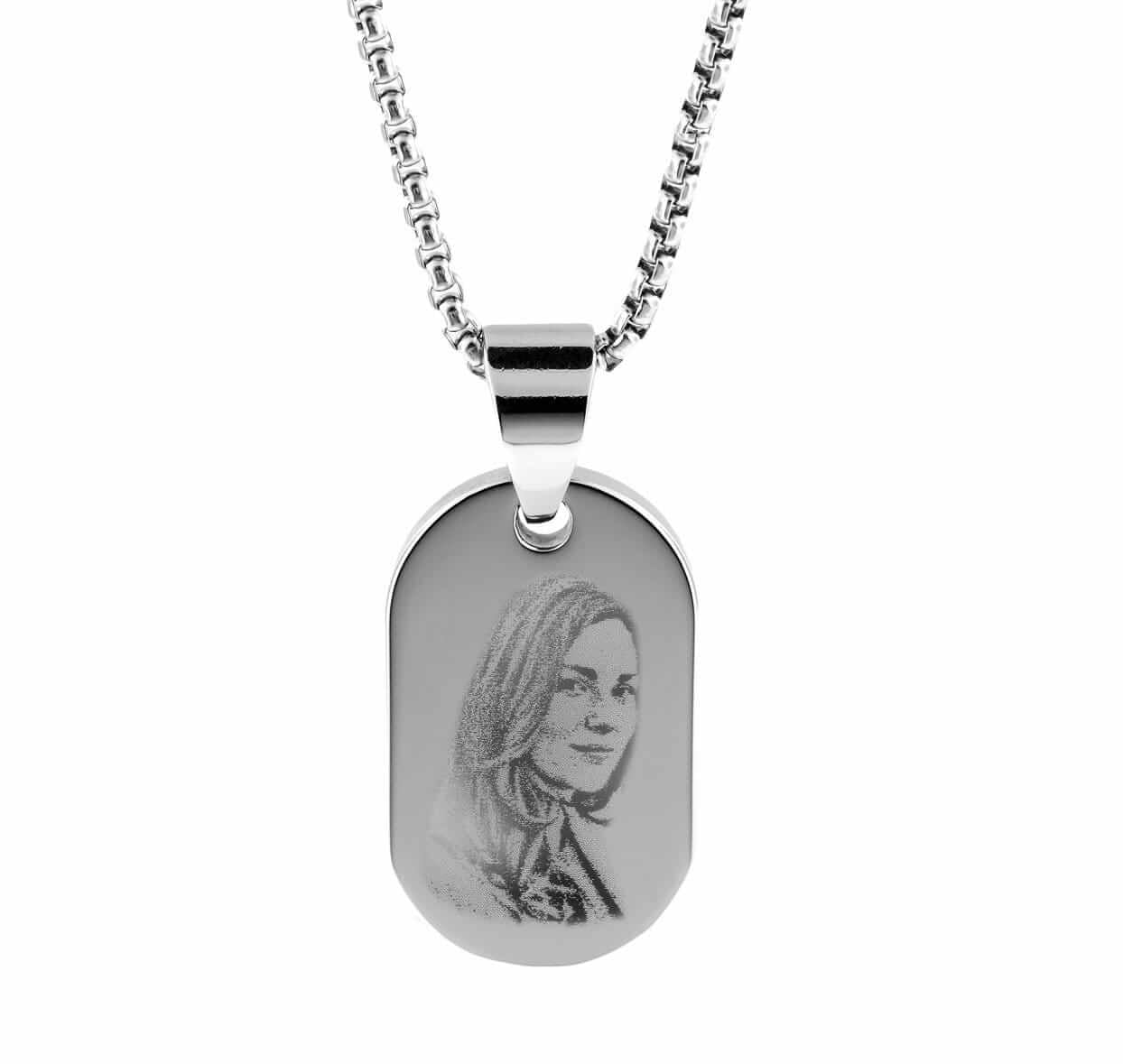 Cara Keepsakes Stainless Steel Tag Pendant Urn