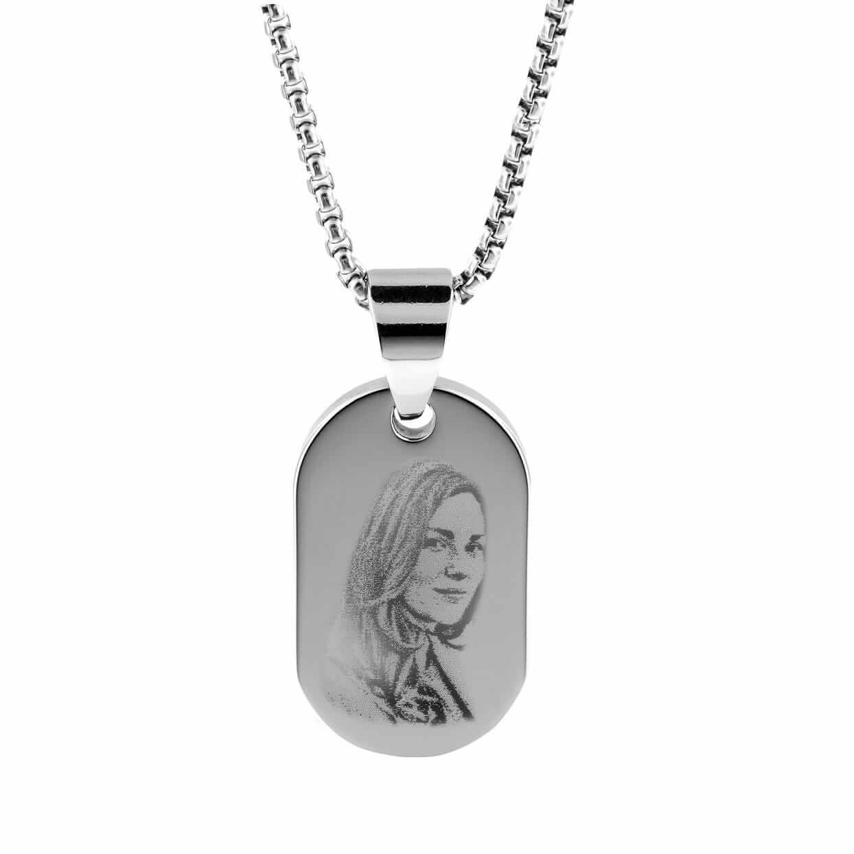 Cara Keepsakes Stainless Steel Tag Pendant Urn