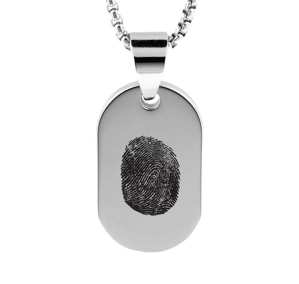 Cara Keepsakes Stainless Steel Tag Pendant Urn