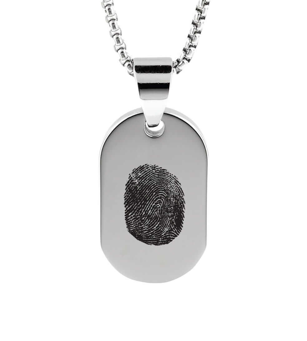 Cara Keepsakes Stainless Steel Tag Pendant Urn