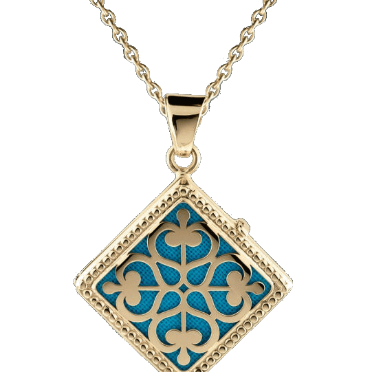 Cara Keepsakes Gold Locket Urns Gold 'Renaissance' Locket Urn (10K)