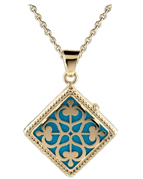 Cara Keepsakes Gold Locket Urns Gold 'Renaissance' Locket Urn (10K)