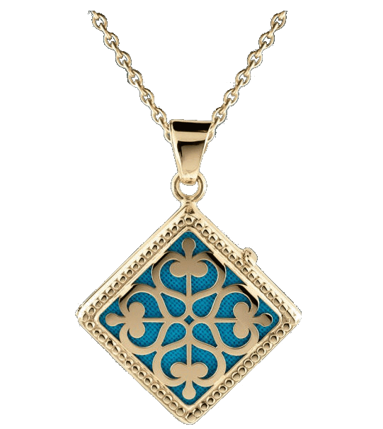 Cara Keepsakes Gold Locket Urns Gold 'Renaissance' Locket Urn (10K)