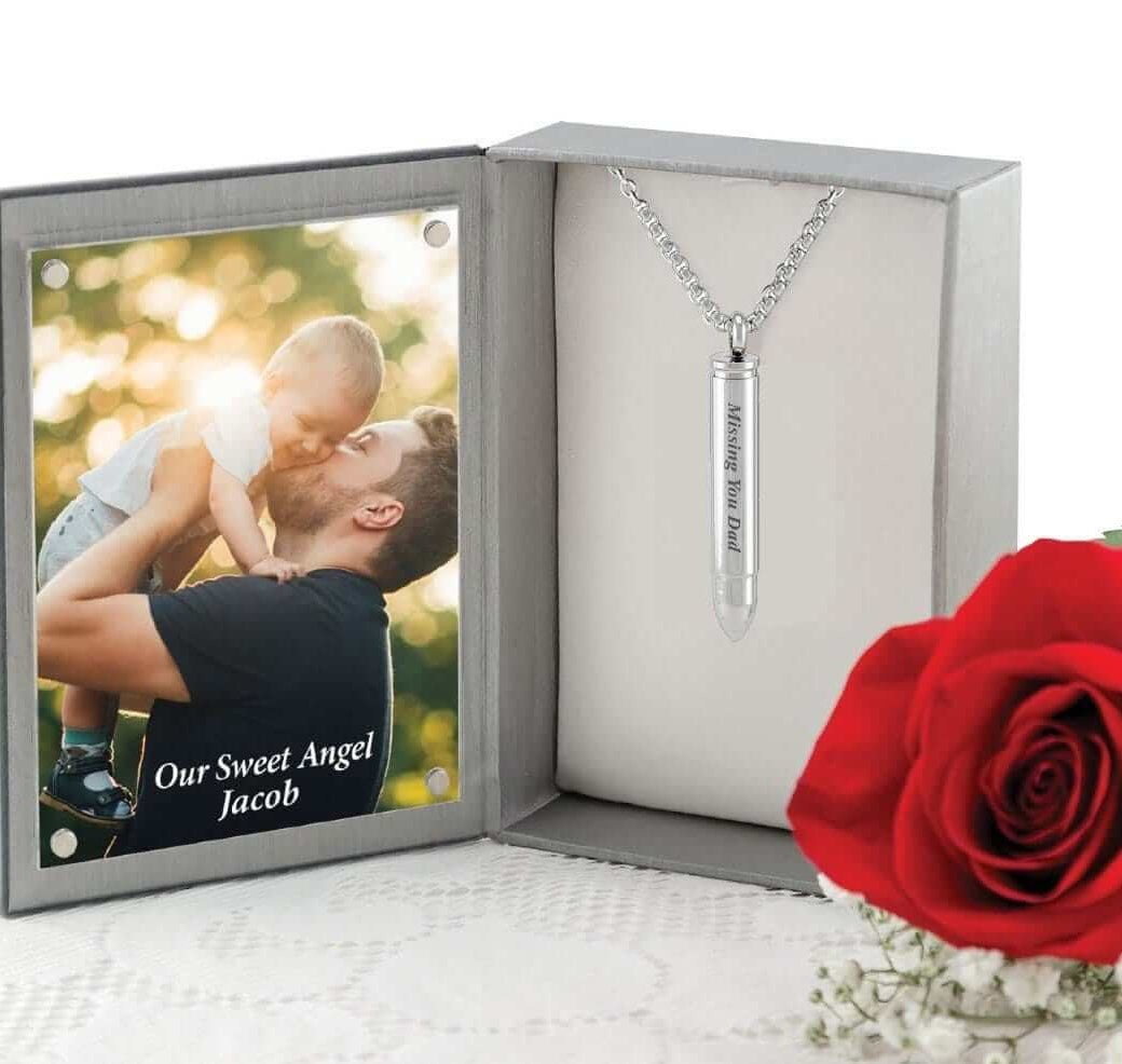 Cara Keepsakes Stainless Steel Bullet Urn
