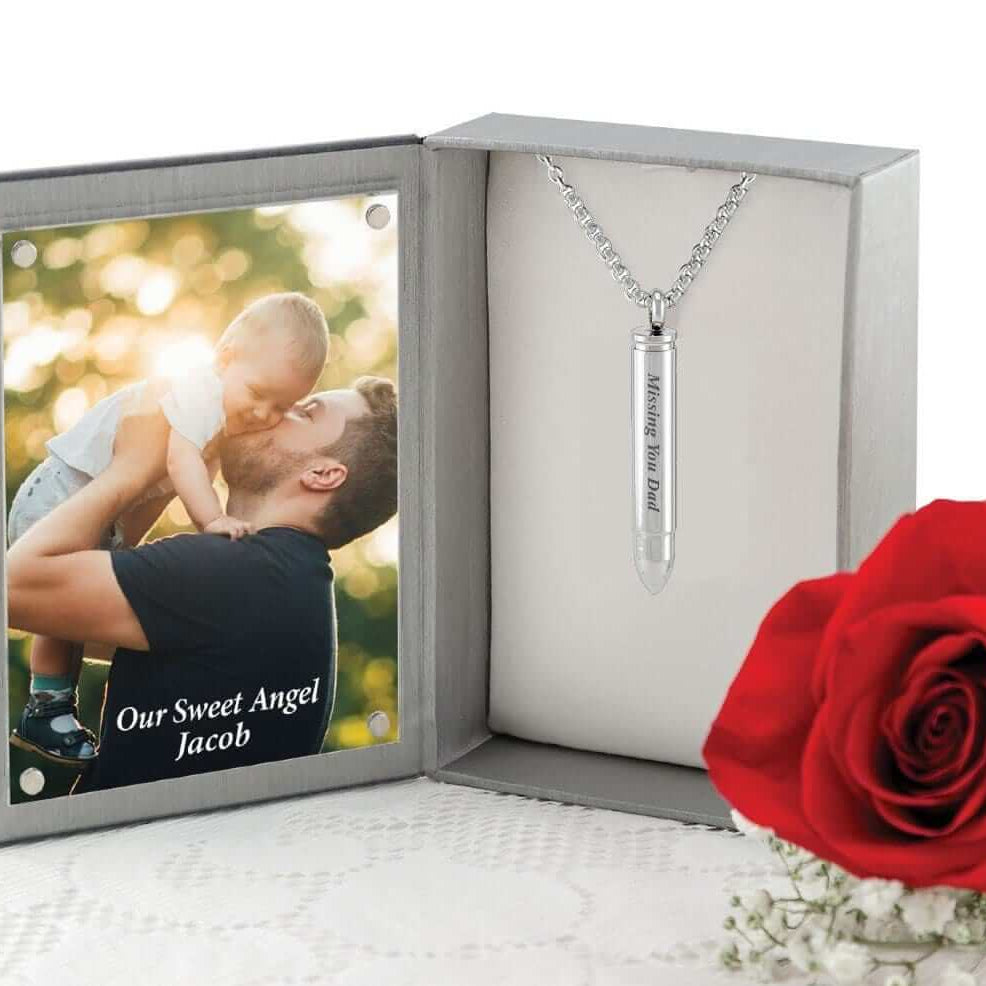 Cara Keepsakes Stainless Steel Bullet Urn