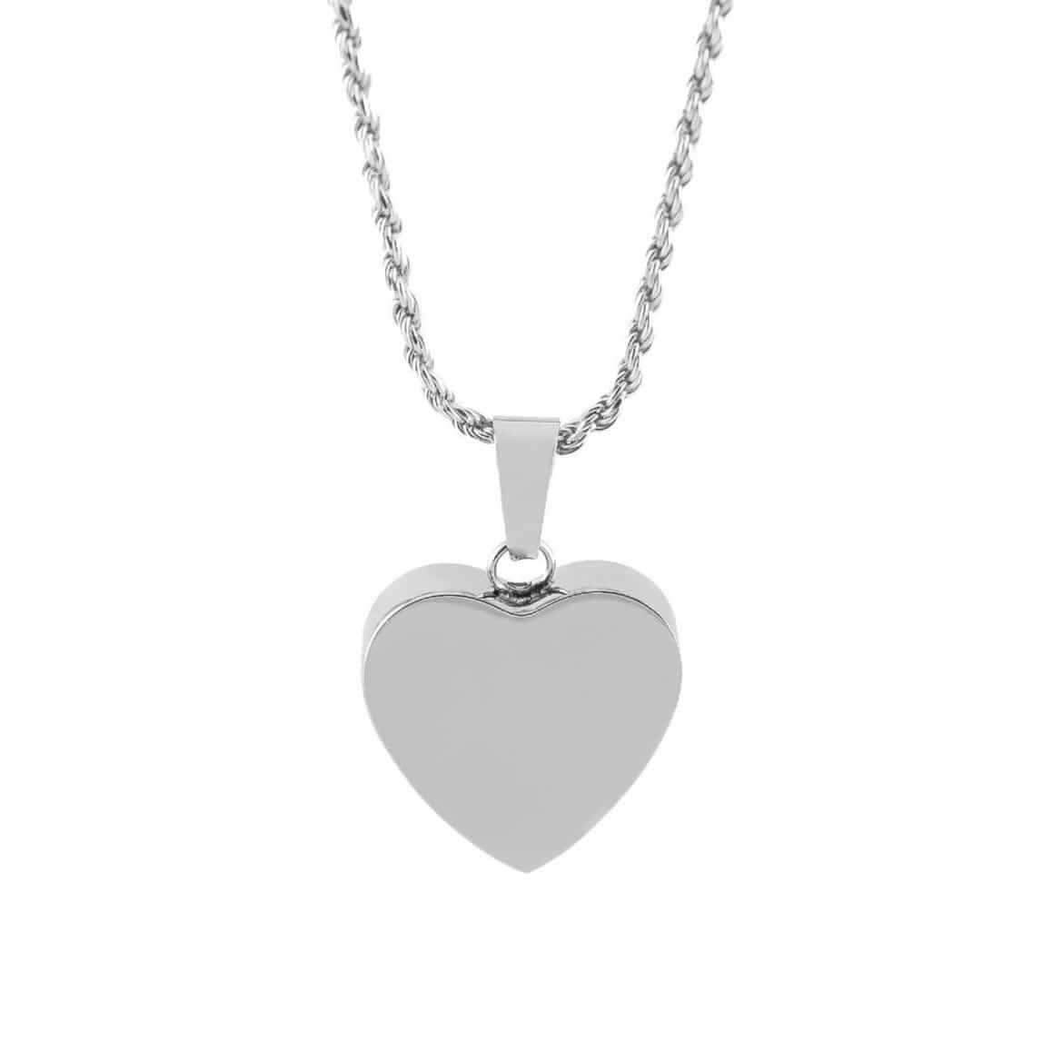 Cara Keepsakes Stainless Steel Stainless Steel Heart Pendant Urn