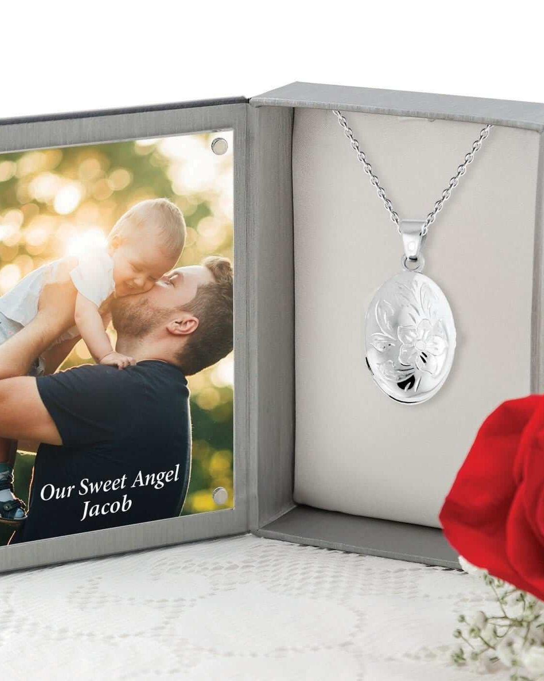 Cara Keepsakes Silver Pendant Urns 'Wildflower' Pendant Urn