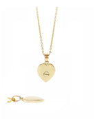 Cara Keepsakes Gold Pendant Urns Small Gold Heart Pendant Urn (10K)