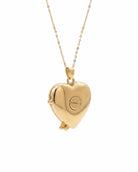 Cara Keepsakes Gold Locket Urns Gold Angel Wing Locket Urn (14K)