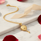 Cara Keepsakes Gold Pendant Urns Birthstone Heart Pendant Urn (10K)