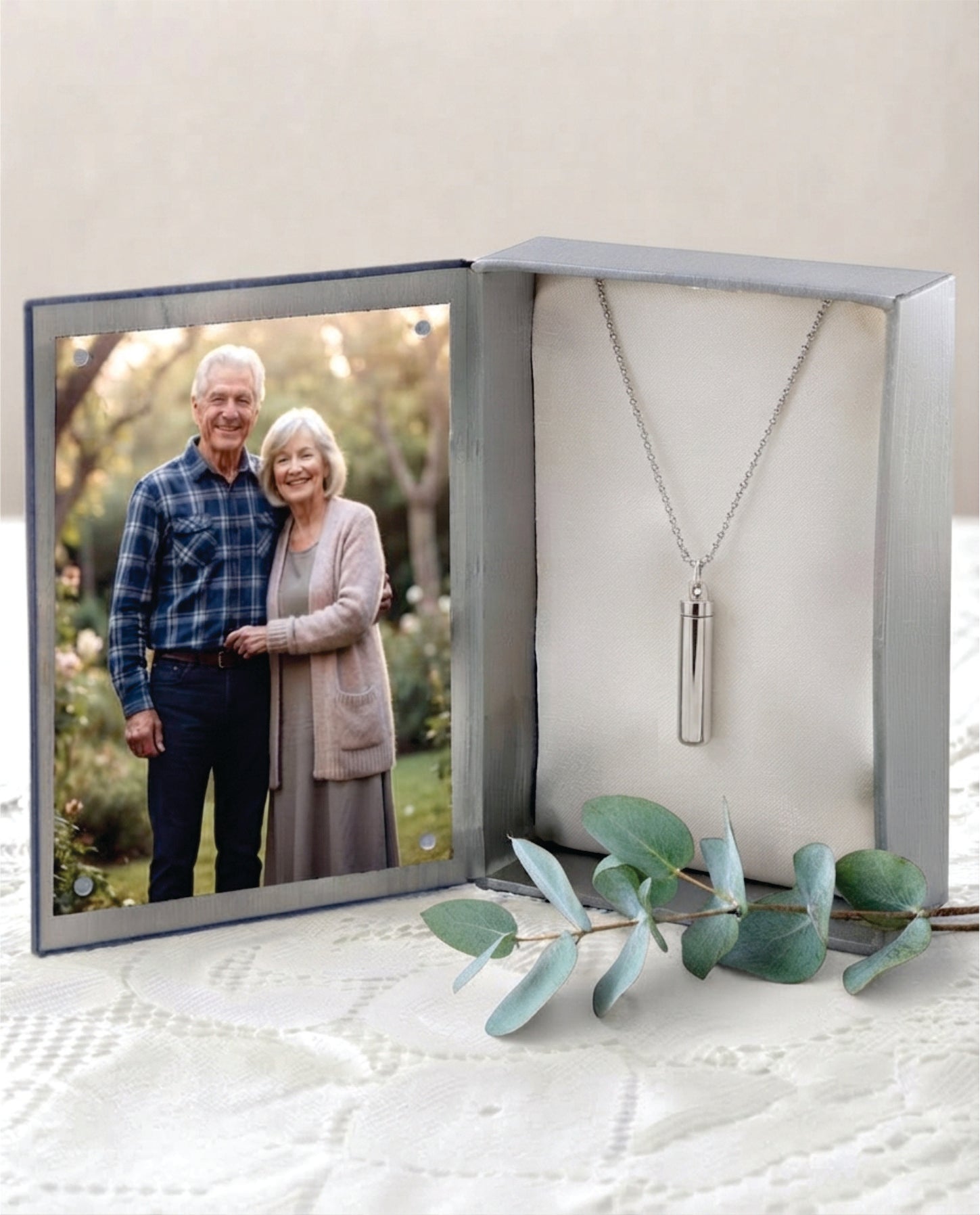 Cara Keepsakes Stainless Steel Stainless Steel Cylinder Urn