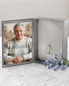 Cara Keepsakes Murano Glass Pendant Urns Murano Glass Pendant Urn - 'Whispering Softly' Drop