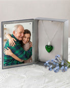 Cara Keepsakes Murano Glass Heart Urns Murano Glass Heart Urn - May