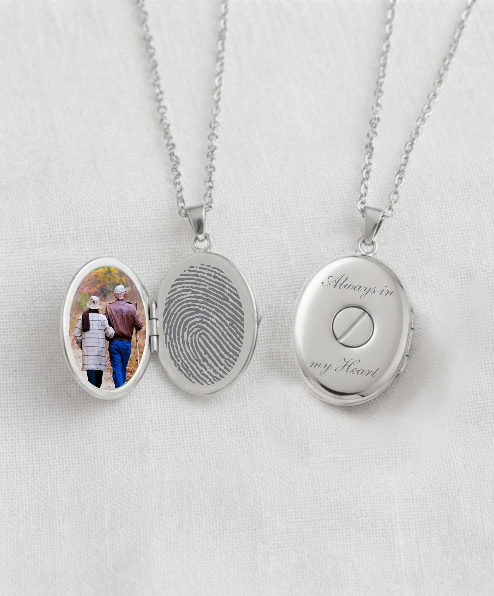 Cara Keepsakes Silver Locket Urns Silver Filigree Oval Locket Urn