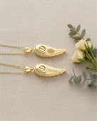 Cara Keepsakes Gold Pendant Urns Gold Guardian Angel Pendant Urn (10K)