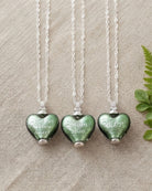 Cara Keepsakes Murano Glass Heart Urns Murano Glass Heart Urn - June